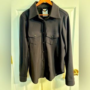 DUCKWORTH MEN’S LARGE BLACK WOOL SHIRT